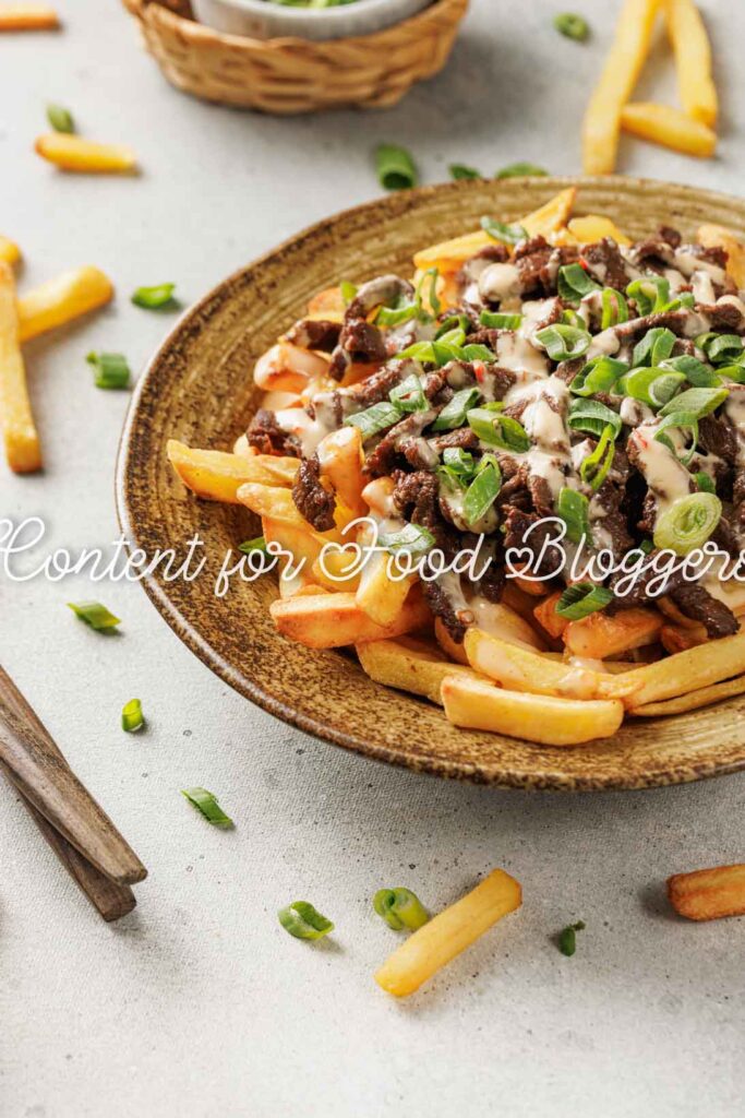 PLR Recipe - Korean Loaded Fries