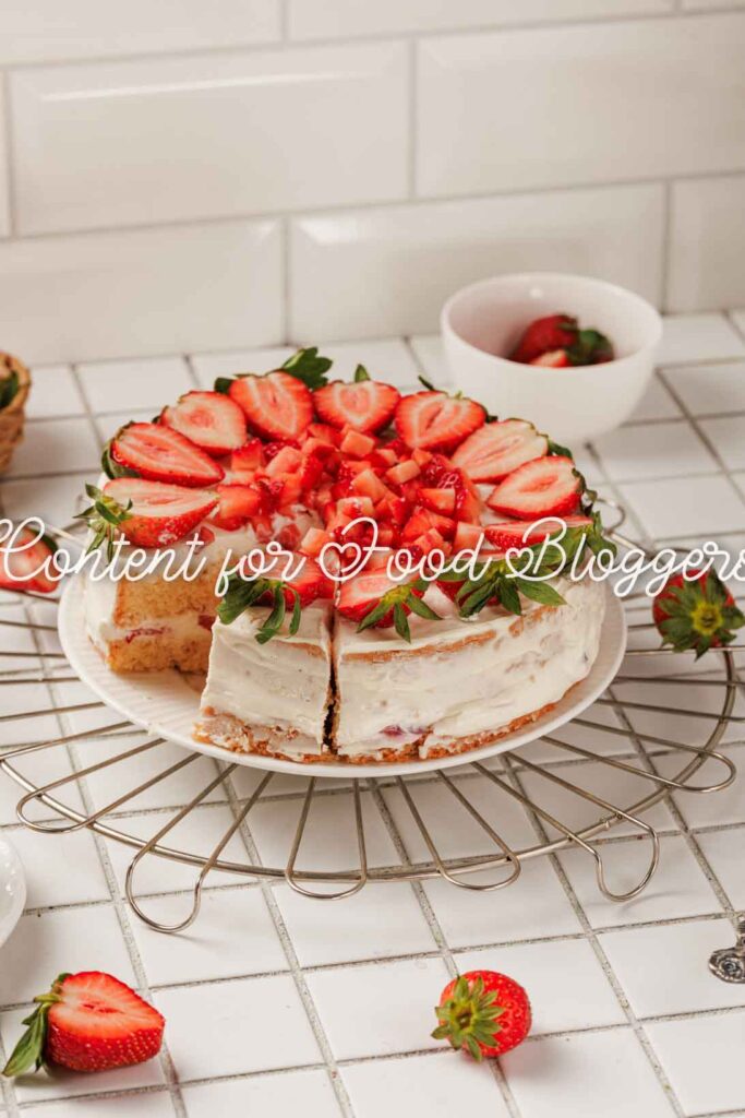 PLR Recipe - Strawberry Shortcake Layer Cake