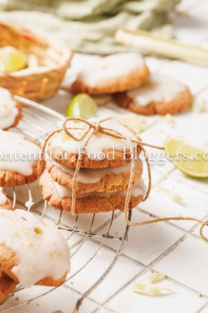 Exclusive Recipe - Lemongrass Lime Cookies with Lemon Glaze