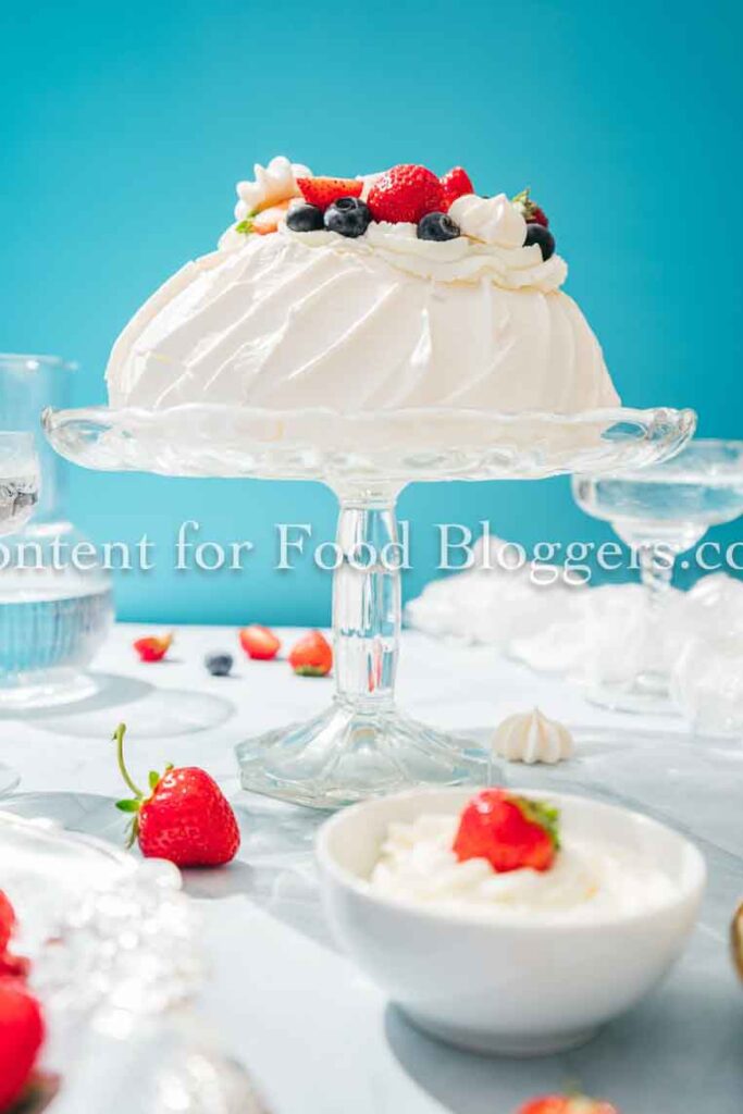 PLR Recipe - Pavlova with Berries Cream