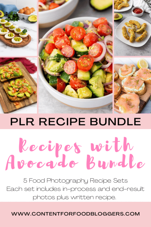 PLR Bundle - Avocado Recipes Bundle