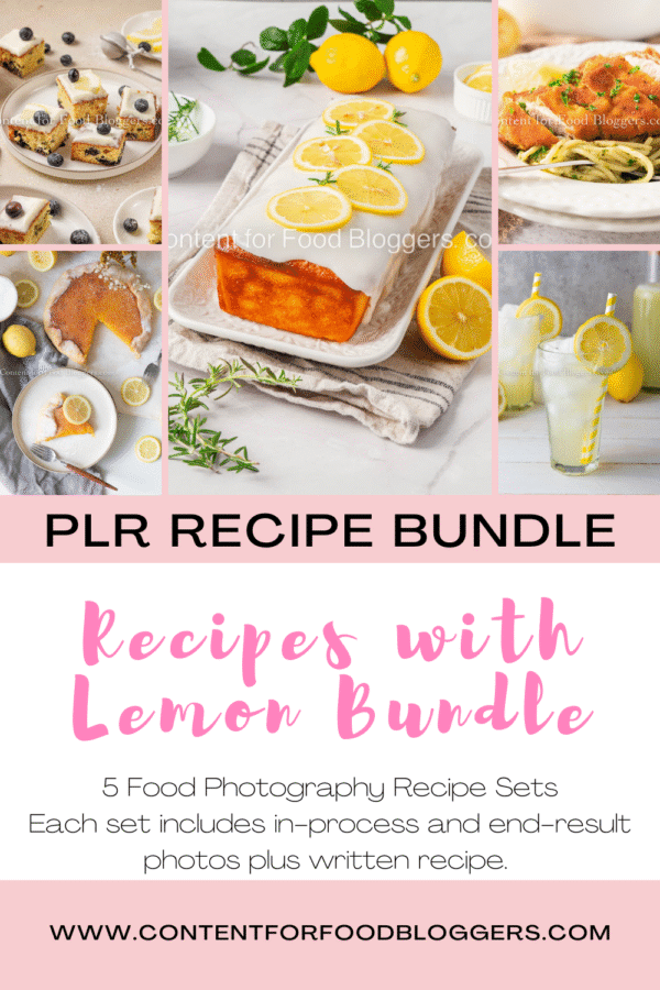 PLR Bundle - Recipes with Lemon Bundle