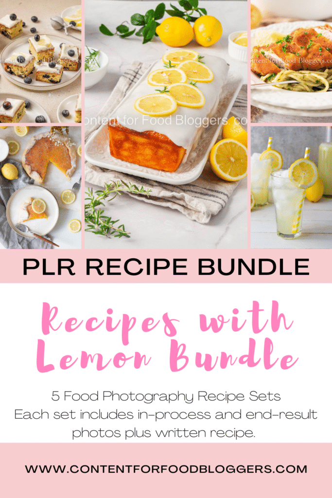 PLR Bundle - Recipes with Lemon Bundle