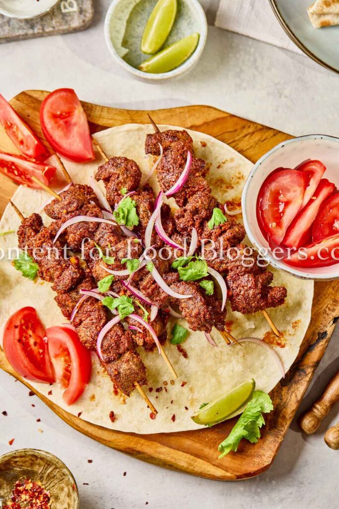 PLR Recipe - Suya West African Beef Kabobs