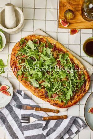 PLR Recipe - Roast Duck Pizza with Figs & Arugula