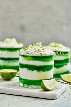 PLR Recipe - St. Patrick’s Day Green Jello Parfaits