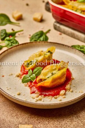 Exclusive Recipe - Spinach and Ricotta Stuffed Shells
