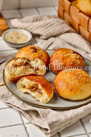 Exclusive Recipe - Chinese BBQ Pork Buns (Baked Char Siu Bao)