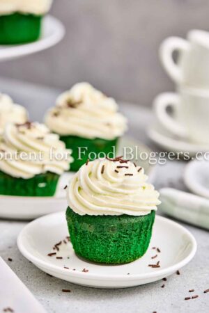 PLR Recipe - Green Matcha Cupcakes (St. Patrick’s Day)