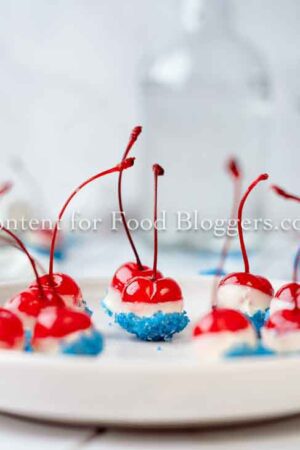 Exclusive Recipe - Patriotic Boozy Cherry Bombs