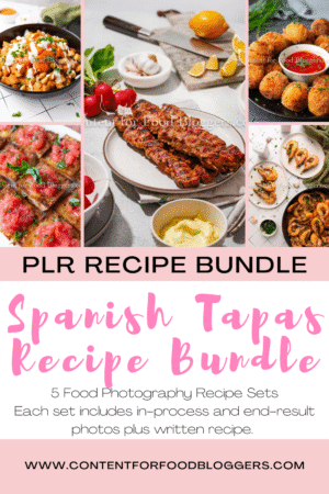 PLR Bundle - Spanish Tapas Recipes Bundle