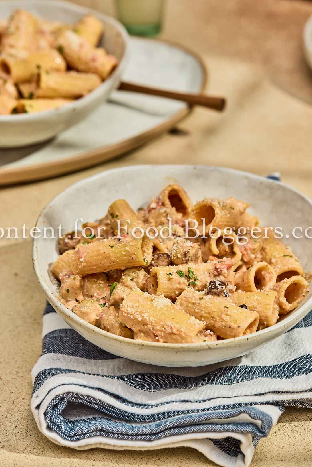 PLR Recipe – Creamy Italian Sausage Rigatoni