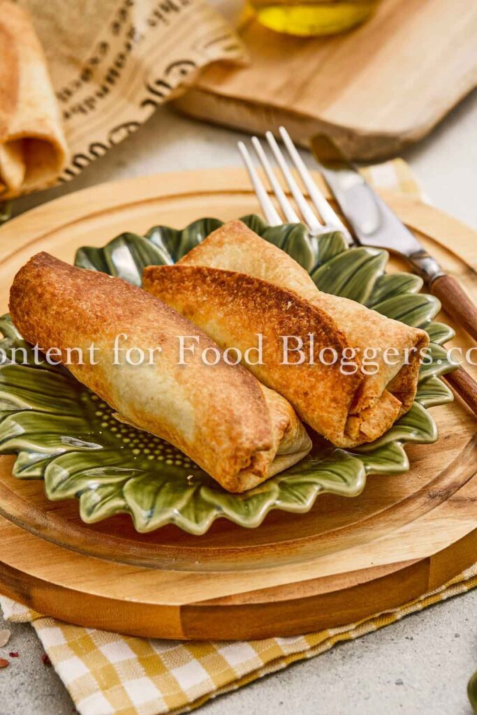 PLR Recipe - Chicken Chimichangas