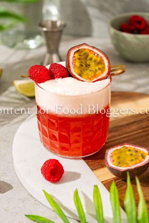 Exclusive Recipe - Raspberry Passion Fruit Tequila Sour