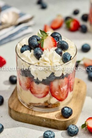 Exclusive Recipe -  Red, White & Blue Trifle
