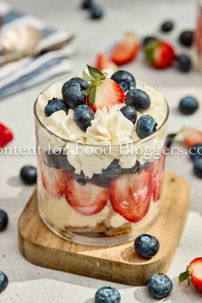 PLR Recipe -  Red, White & Blue Trifle