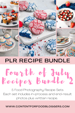 PLR Bundle - Fourth of July Recipes Bundle 2