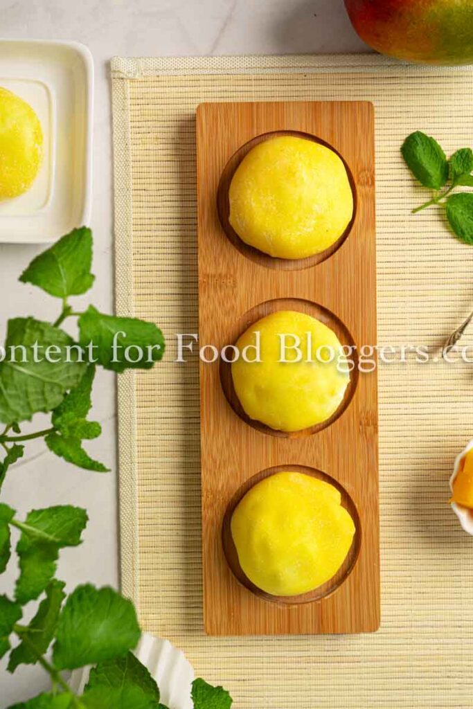 PLR Recipe - Chewy Mango Mochi Balls
