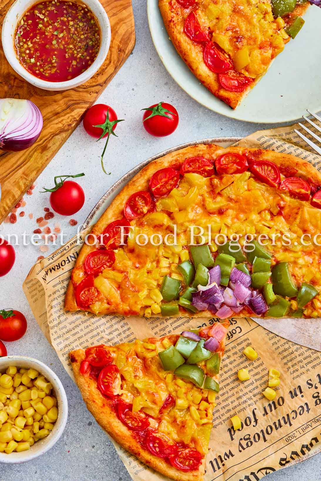 PLR Recipe – Kid-Approved Rainbow Veggie Pizza