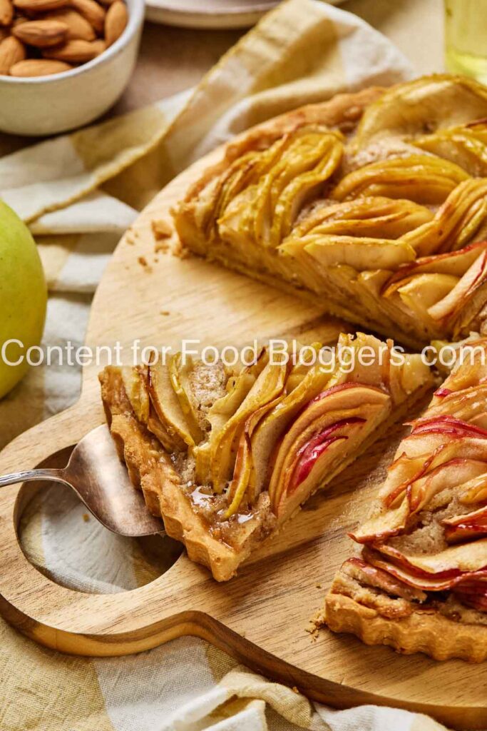 PLR Recipe - Rainbow Almond Apple Tart