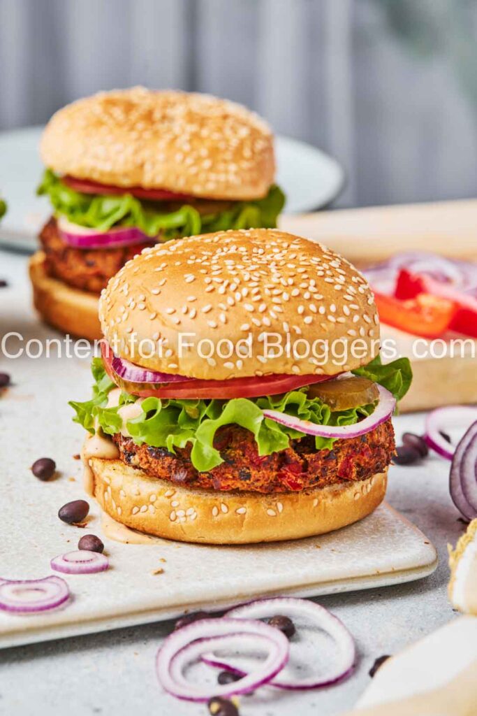Exclusive Recipe - Air Fried Black Bean Burgers
