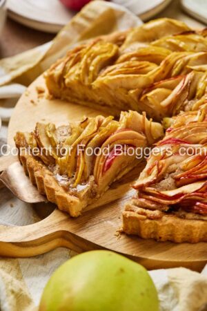 Exclusive Recipe - Rainbow Almond Apple Tart