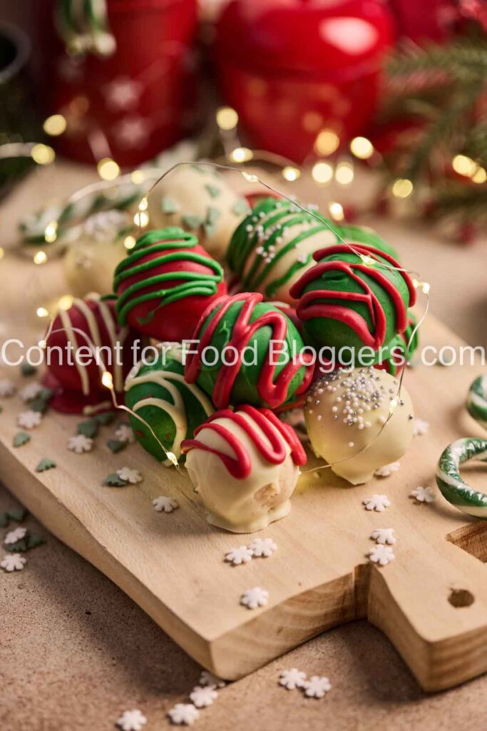 Exclusive Recipe - No-Bake Christmas Cheesecake Bites