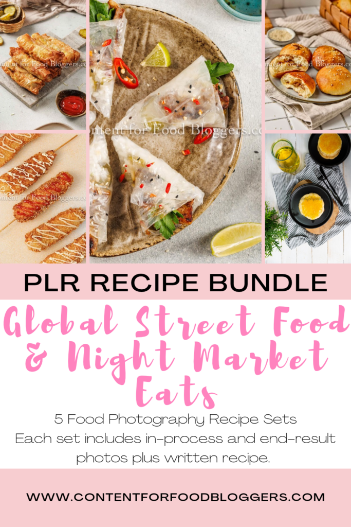 PLR Bundle - Global Street Food & Night Market Eats