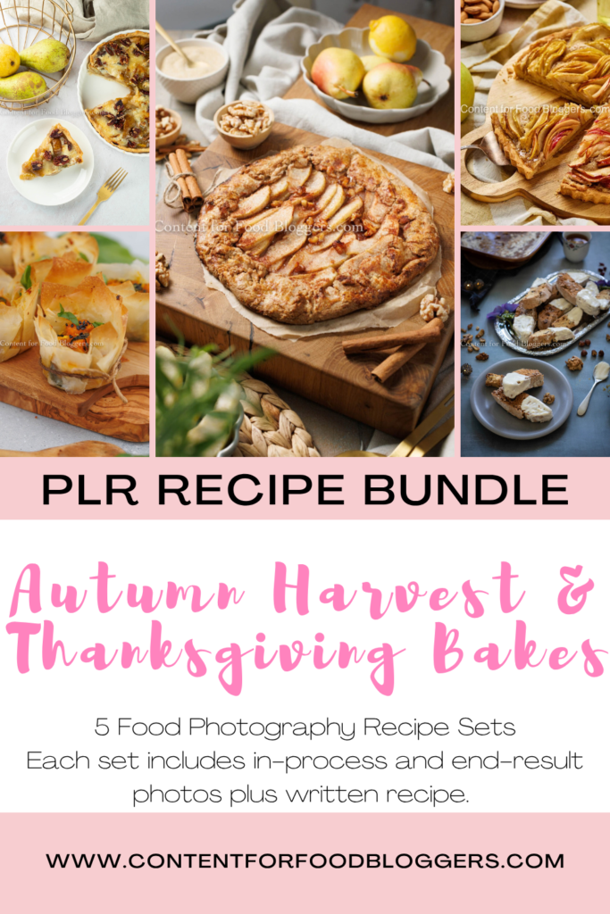 PLR Bundle - Autumn Harvest & Thanksgiving Bakes