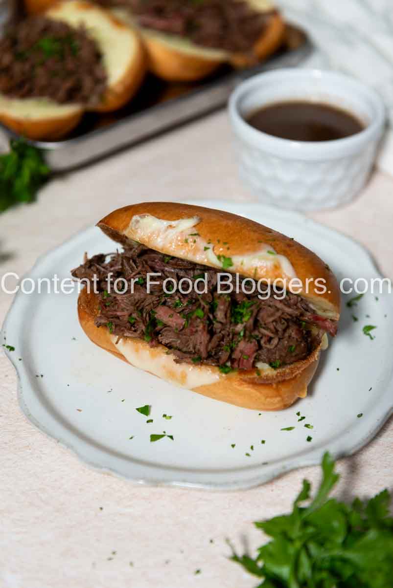 PLR Recipe – Slow-Cooked French Dip Sandwiches with Au Jus
